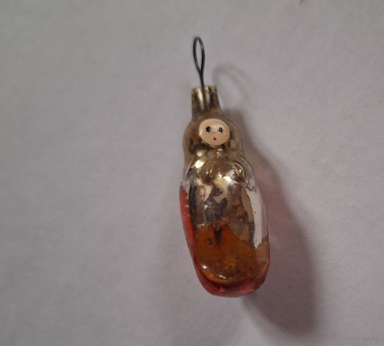 Елочная мини игрушка Матрешка