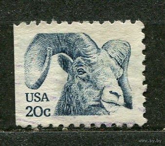 Снежный баран. 1982. США. Полная серия 1 марка