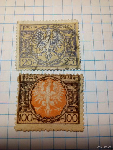 Марка Польша 1921