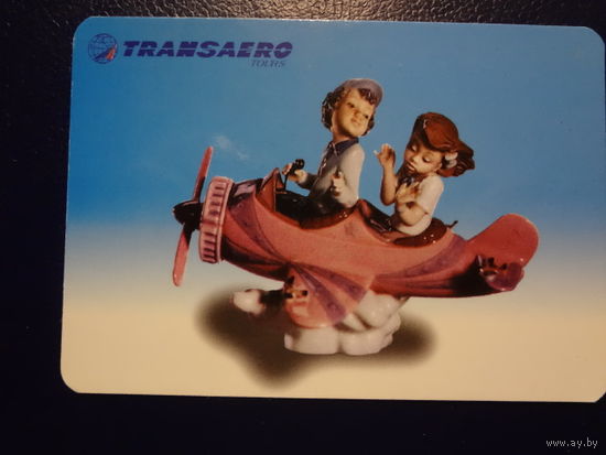 Календарик 2003 г.  Transaero.