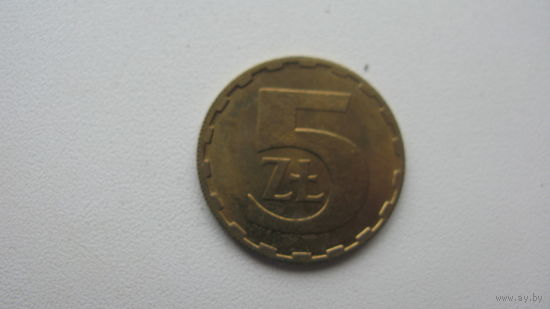 Польша 5 злотых 1988 г