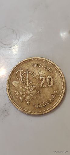 Марокко 2 сентаво 1987