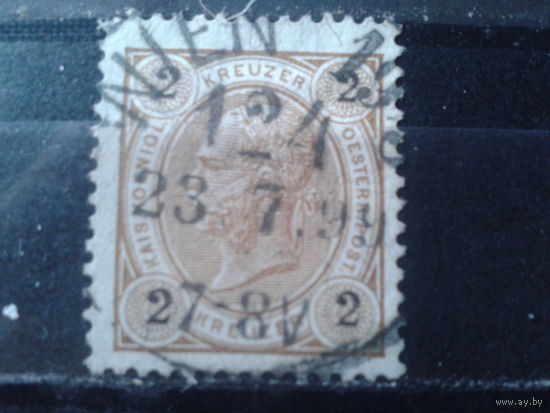 Австро-Венгрия 1890 Кайзер Франц-Иосиф 2 крейцера