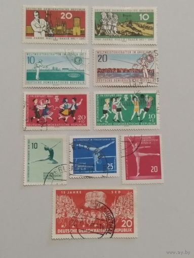 ГДР. 1961 г. Набор-1.