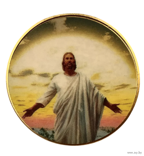 Настольная медаль Жетон США Иисус Христос