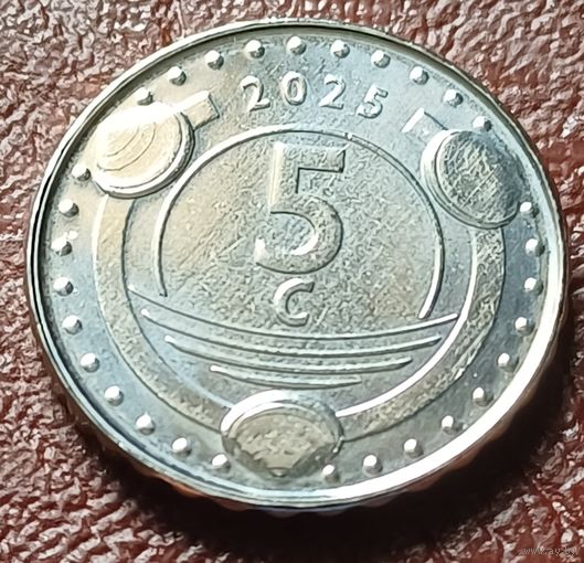 Кюрасао 5 центов, 2025    ( 1-2-8 )