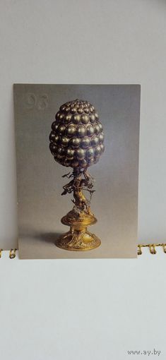 Календарик, 1993г. Оружейная палата. Виноградный кубок 17в.   14