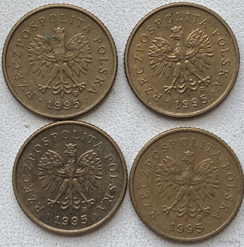 Польша 1 грош 1995 г. Цена за 1 шт.