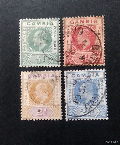 Великобритания\110в\ Гамбия. 1904-1909 г. Король Эдуард VII