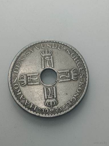 Норвегия 1 крона 1925 года .