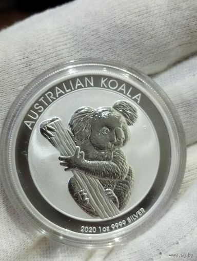 Австралия "Коала" 2020 г. Серебро "1 Oz".