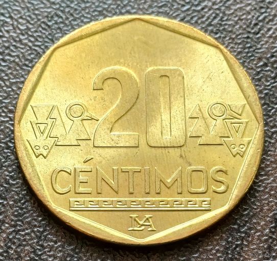 Перу 20 сентимо, 2019     ( 1-1-6 )