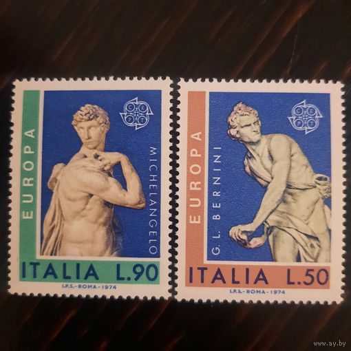 Италия 1974. Скульптура. Полная серия