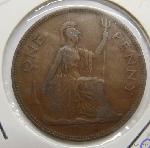 Великобритания 1 пенни 1938 г