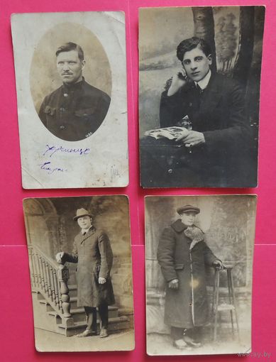 Фото "Мужские портреты", 1920-1930-е гг., Зап. Бел.