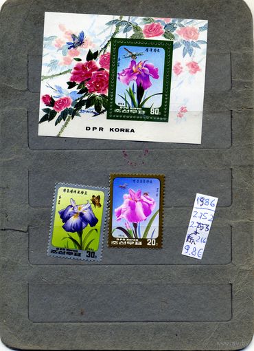 КНДР, 1986,  серия 2м** + блок  чистая