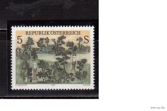 Австрия-1987,(Мих.1903)  ** ,    Современное Искусство,Живопись, (одиночка)