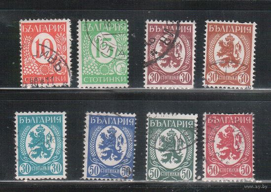 Болгария-1936, (Мих.299-303), гаш.  , Стандарт, Герб, (Полная серия)(1)