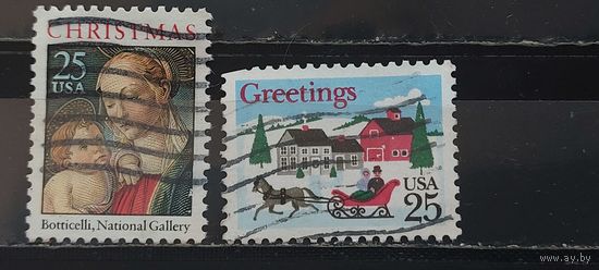 РАСПРОДАЖА. США 1988г. Полная серия. Гаш.