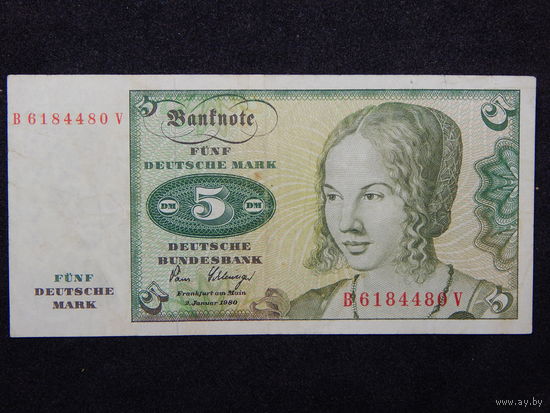 ФРГ 5 марок 1980г.