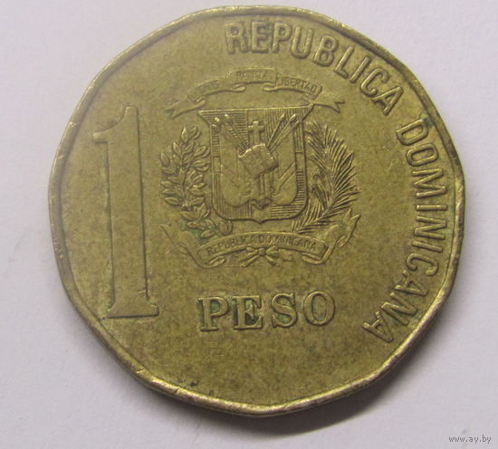 Доминикана 1песо 2002 г
