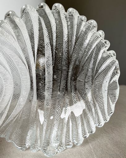 Тарелки стекло винтаж Чехия авторские