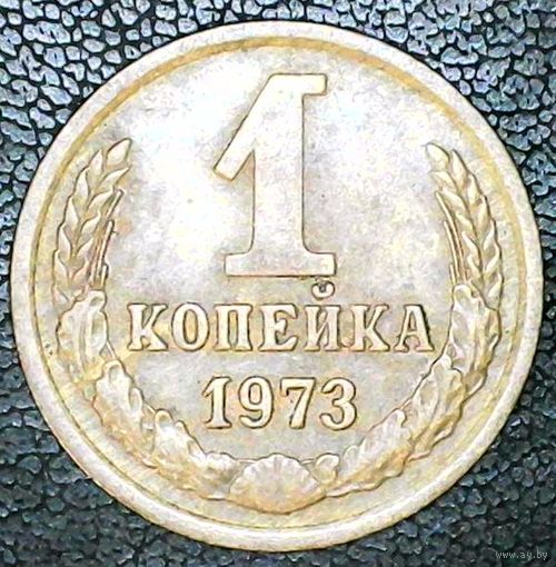 1 копейка 1973 года редкая (без уступа)