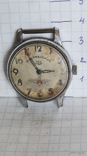 С 1 РУБЛЯ ! ЧАСЫ МУЖСКИЕ НАРУЧНЫЕ  МЧЗ КИРОВА ШТУРМАНСКИЕ