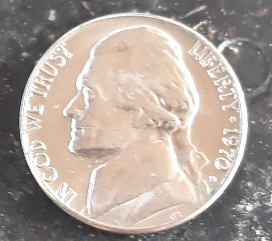 5 центов 1970 США МД Денвер