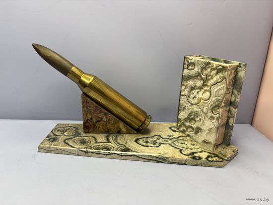 Старт с 1 рубля ! Карандашница камень оникс ? Смотрите другие лоты много распродаж!!!