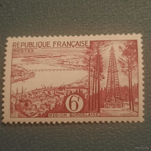 Франция 1955. Архитеткура. Region Bordelaise. Полная серия