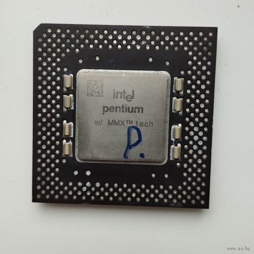 Ретро процессор INTEL PENTIUM MMX FV803200 SL27J.