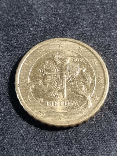 Литва 10 евроцентов 2021