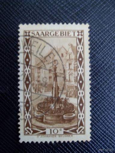 Саар 1927. Фонтан Saar - Mi:DE-SL 108