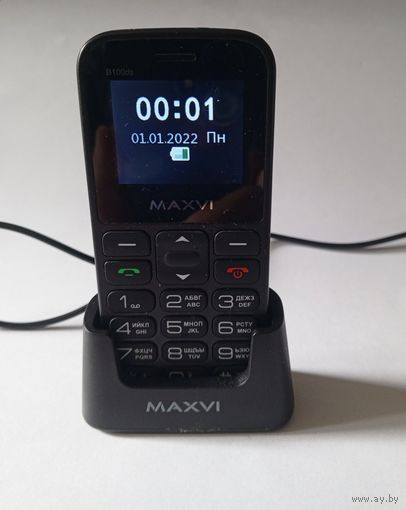 Мобильный кнопочный телефон MAXVI B100ds. Двухсимочный. Рабочий.