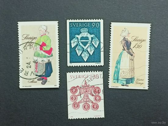Швеция 1979. Народные костюмы