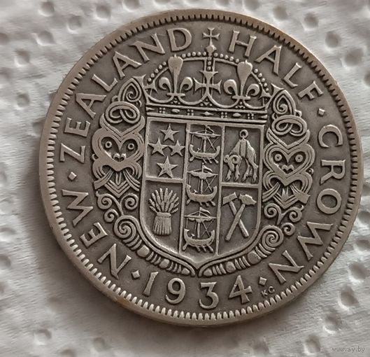 Новая Зеландия 1/2 кроны 1934