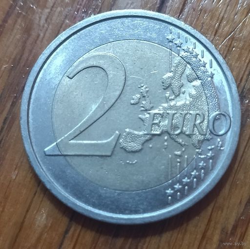 Латвия, 2 евро 2014 года