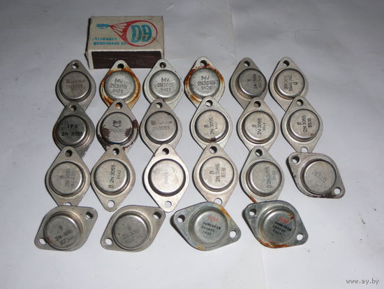 Транзисторы 2N3055 (2n 3055, 2n3055g, 2т)