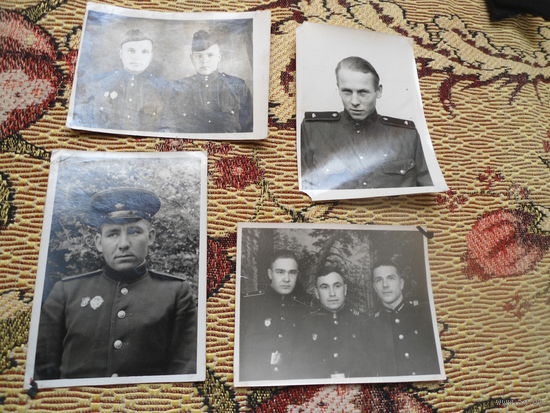 Фото советских военных с наградными знаками, германия, начало 1950-х