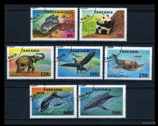 Танзания. 1994 год. Фауна ЖИВОТНЫЕ