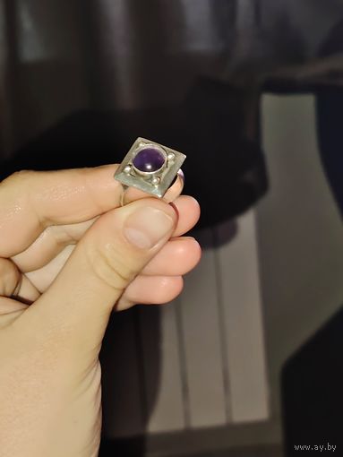 Перстень серебрянный с камнем 925