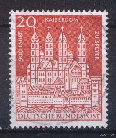 ГЕРМАНИЯ, ФРГ - 1961 [Mi. 366]  Гашеная (DE04)