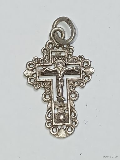 Крестик серебро  925 проба .