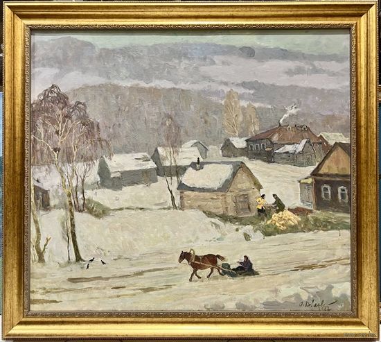 Козловский А.С "Весна в Заславле", 2007г. Холст, масло. Размер с рамой 104х93,5 см.