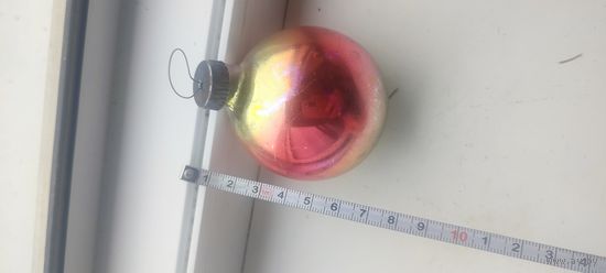 Новогодняя игрушка СССР "Шар"