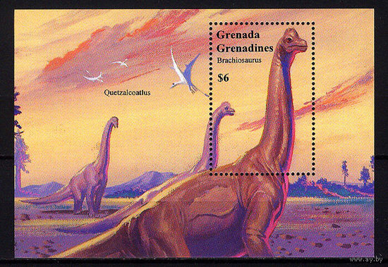 1994 Гренада Гренадины. Динозавры