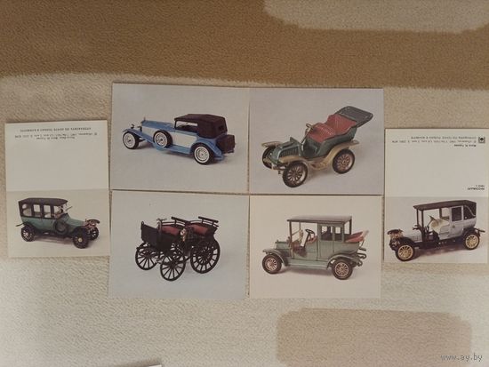 Мини-открытки визитницы 6 шт.одним лотом