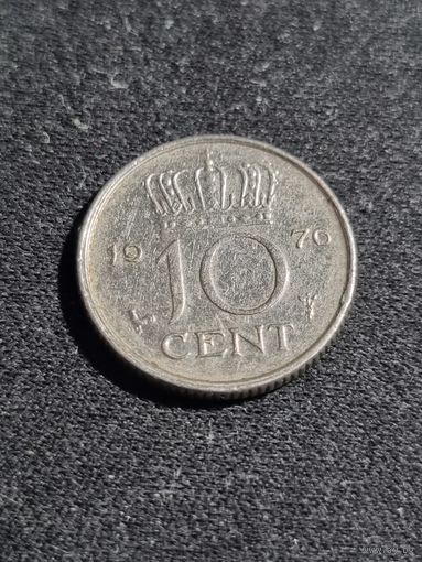 Нидерланды 10 центов 1970