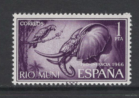 Испанское Рио Муни /Rio Muni 1966** Фауна